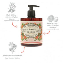 Charger l'image dans la galerie, Savon de Marseille liquide - Géranium Rosat