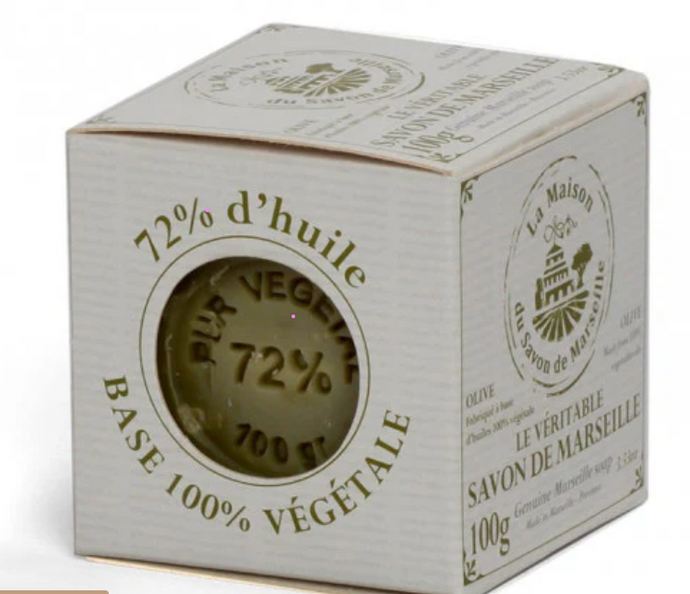 Savon Marseille Olive corps et détachant 100g