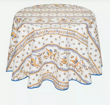 Load image into Gallery viewer, Round Tablecloth - Moustiers
