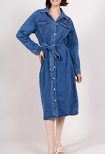 Charger l&#39;image dans la galerie, Robe jeans Simone
