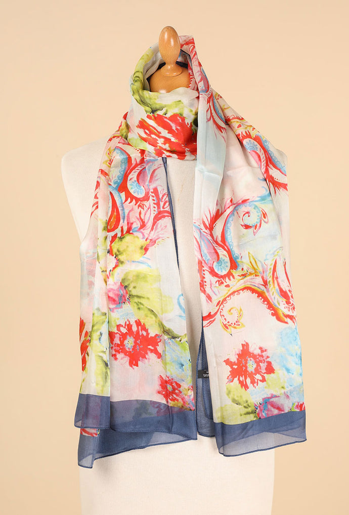 Foulard/ Etole de soie 100% Sonia